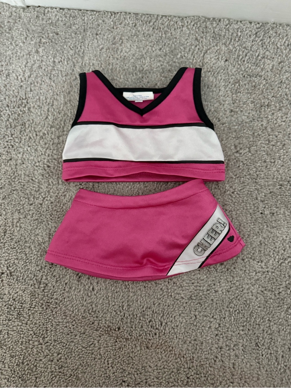 Build A Bear Cheerleader Uniform